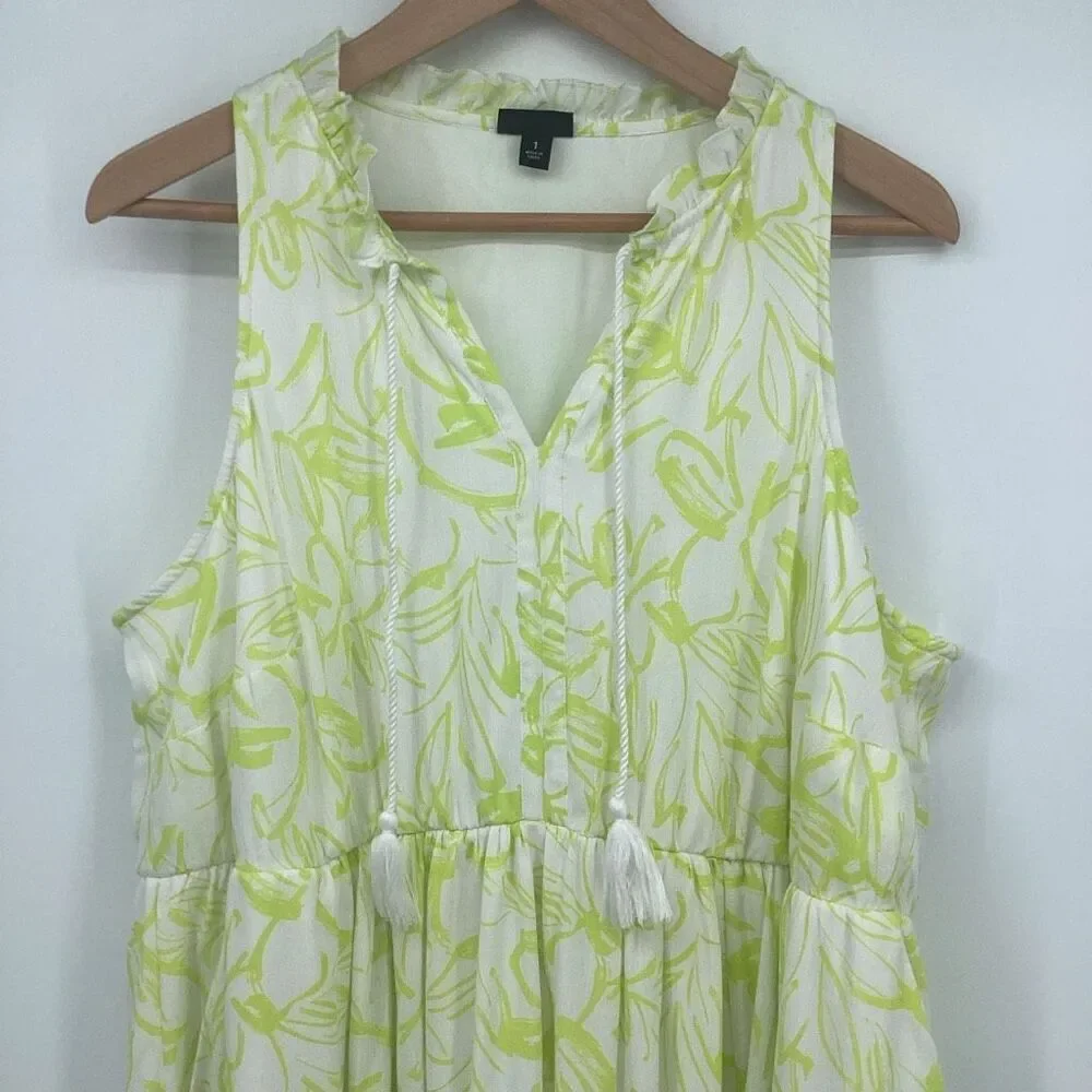 EUC Ladies Torrid Midi Wash Gauze Tiered Floral Sundress‎ - Size 1 - Picture 3 of 8